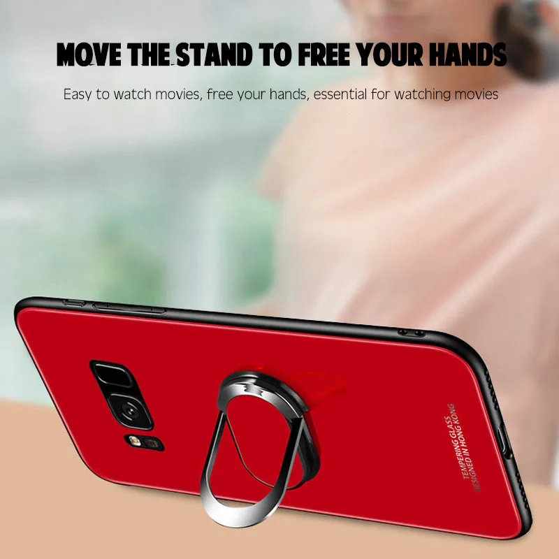 Роскошный защитный Магнитный чехол из закаленного стекла для Samsung Galaxy S20 S10 10E S8 S9