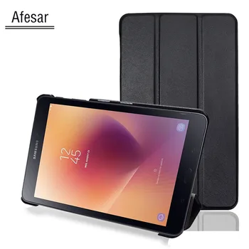 

Afesar SM-T380 T385 ultraslim flip Stand Cover Case for Samsung Galaxy Tab A2 S 2017 8.0"inch Tablet pu leather folio Case