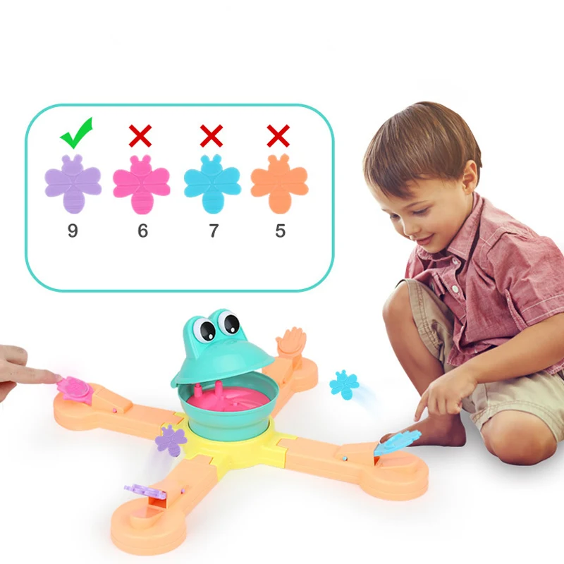 

1 Set Feeding Frogs Toy Eating Bee Desktop Educational Fun Game Gift for Children Kids @ZJF