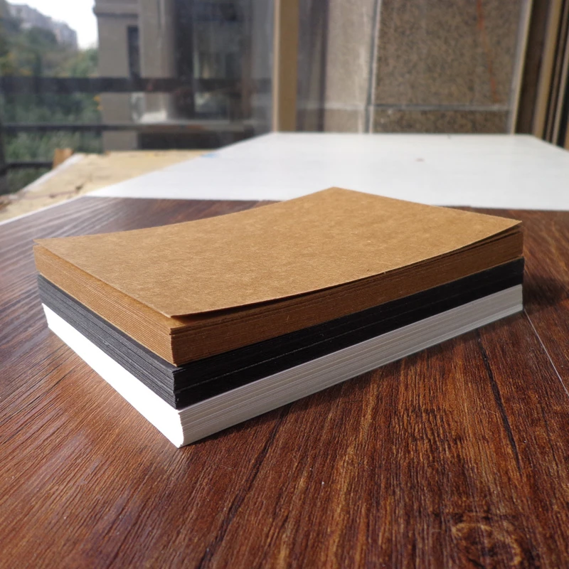 

10pcs Blank Kraft Paper Card Sketch Drawing Gift Cards Bookmarks Vintage DIY Graffiti Painted Kraft Paper Postcards 14.8x9.8cm