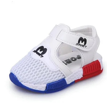 

Spring Summer New Korean Fashion Shoes For Boys Girls sandals Hollow Mesh Breathable Beach Baby Sandals