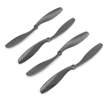 

2 pair 8045 8x4.5 Carbon Fiber Propeller CW CCW 8045R 8MM Shaft for Phantom