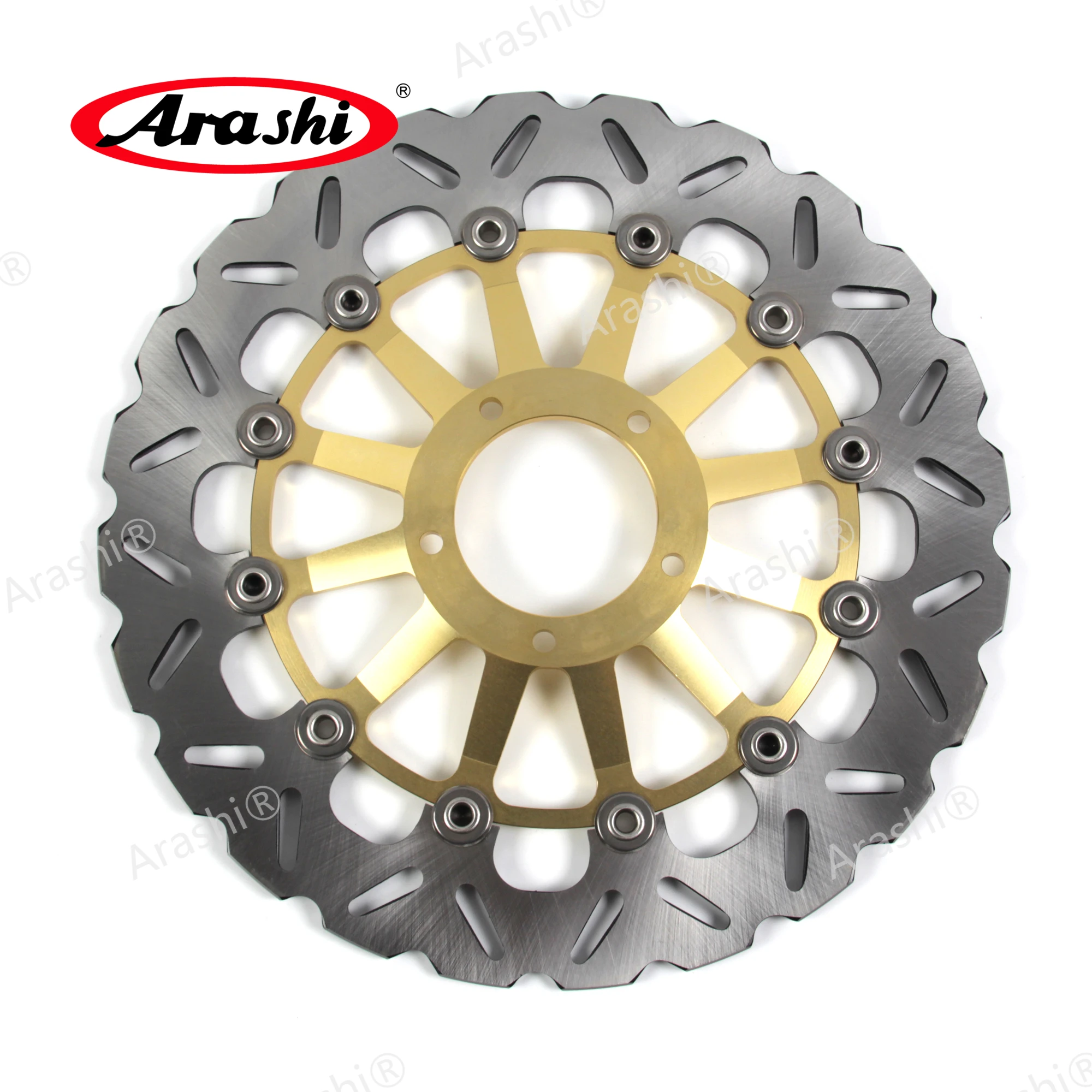 Араши для DUCATI 1098 1098S 1000 2007-2008 CNC передние тормозные роторы, тормозной диск 07 08 1198 STREETFIGHTER PANIGALE S1200 триколор