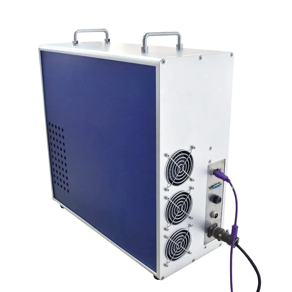 7 20W 30W Fiber Laser Marking Machine Laser Marker with Lifting Worktable Engraving Machine Engraver For Metal and Plastic