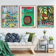 Quadro de decoração vintage para sala de estar, quadros artísticos modernos da moda, vogue abstrato, tela com impressão, decoração de sala de estar, casa