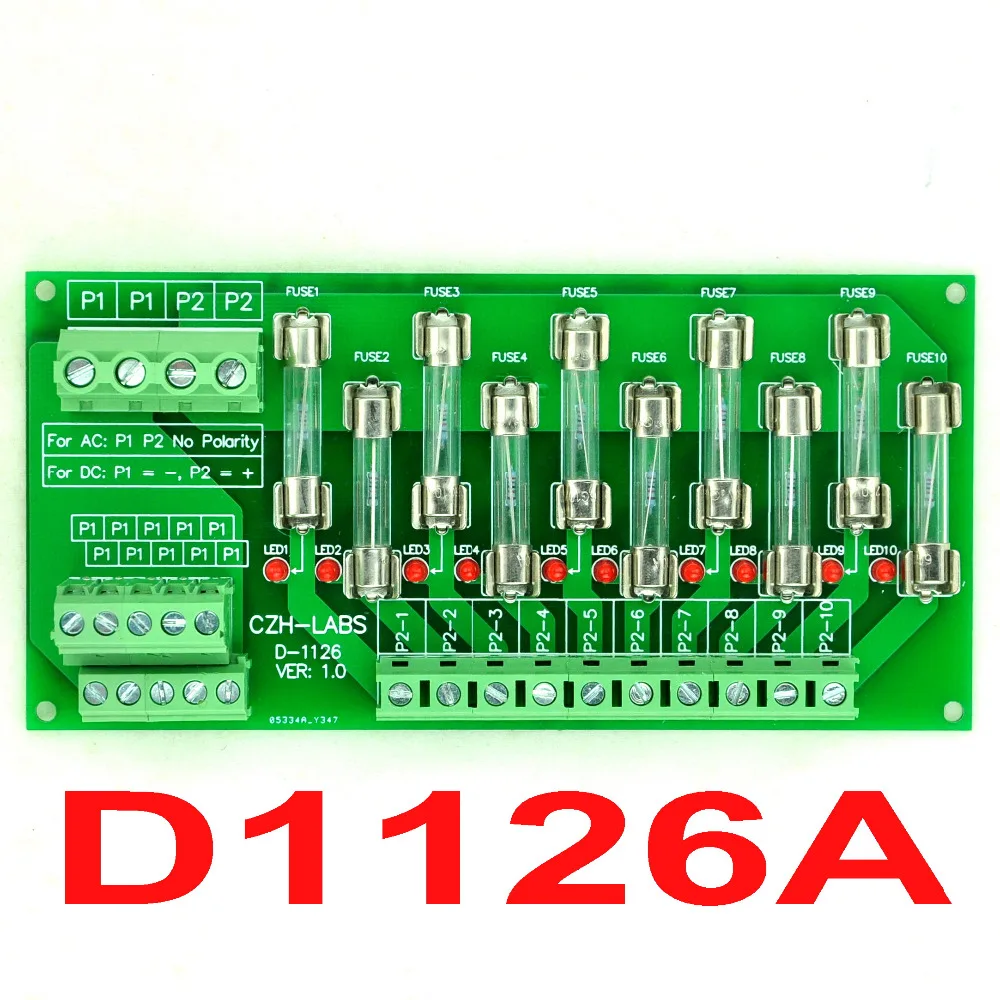 Aliexpress.com : Buy Panel Mount 10 Position Power Distribution Fuse ...