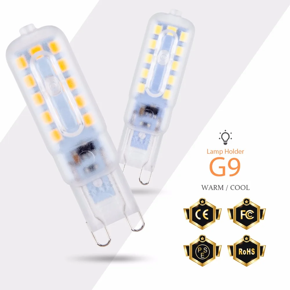 

G9 Corn Lamps 2835 SMD Ampoule LED G9 220V 14 22leds Lampada Chandelier For Kitchen LED Bar 230V Light Bulbs 3W 5W Halogen Lamps