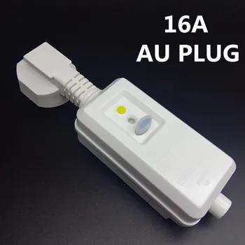 

16A AU Plug rewirable water heater leakage protection electrical plug Earth automatically cut off power Circuit Breaker socket