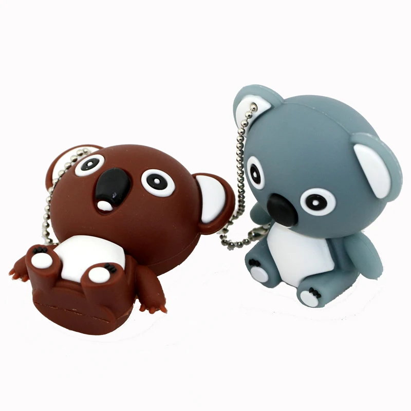 Милый флеш накопитель Koala мультяшный USB 128 ГБ 64 32 16 8 256 флешка для девочек подарки|usb