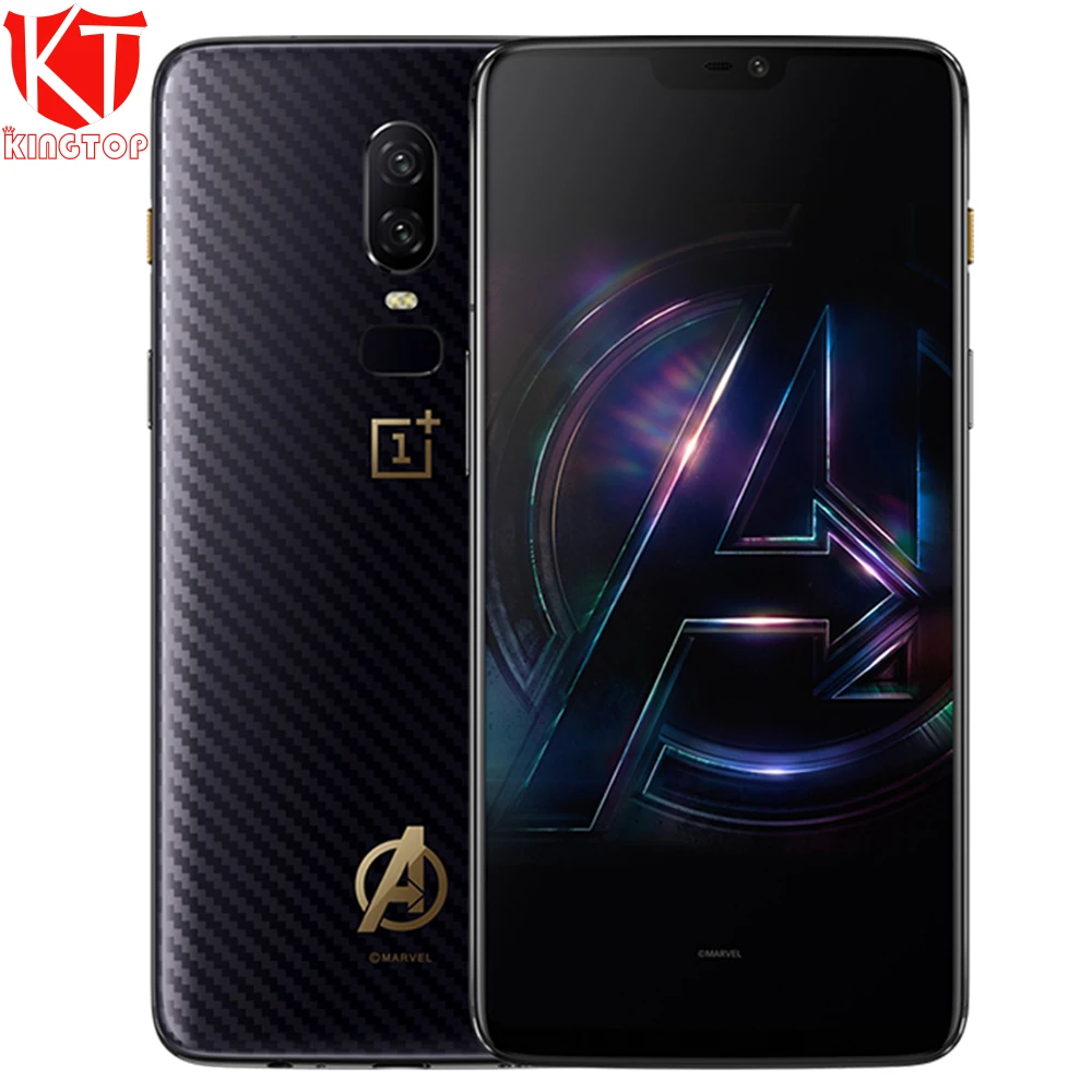 Oneplus 6 Mobile Phone 6.28'' Full screen 8GB RAM 256 ROM Android 8.1 Snapdragon 845 Octa Core 2.7GHz Dual Camrea 20+16MP  phone