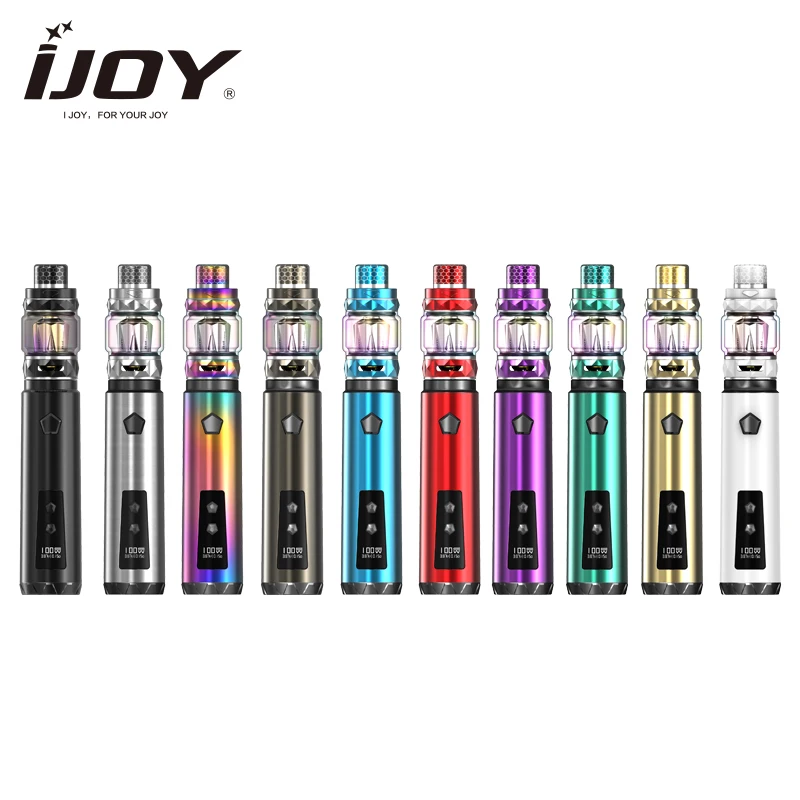 Оригинал IJOY SABER 100 Вт комплект с 5 мл Diamond Subohm Tank Saber MOD электронная сигарета вейп