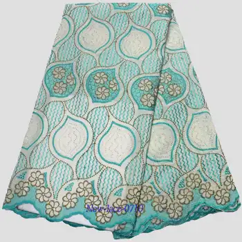 

African Dry Cotton Lace Fabrics 2019 High Quality Embroidery Lace Swiss Voile Lace Stone Swiss Voile Lace In Switzerland 03