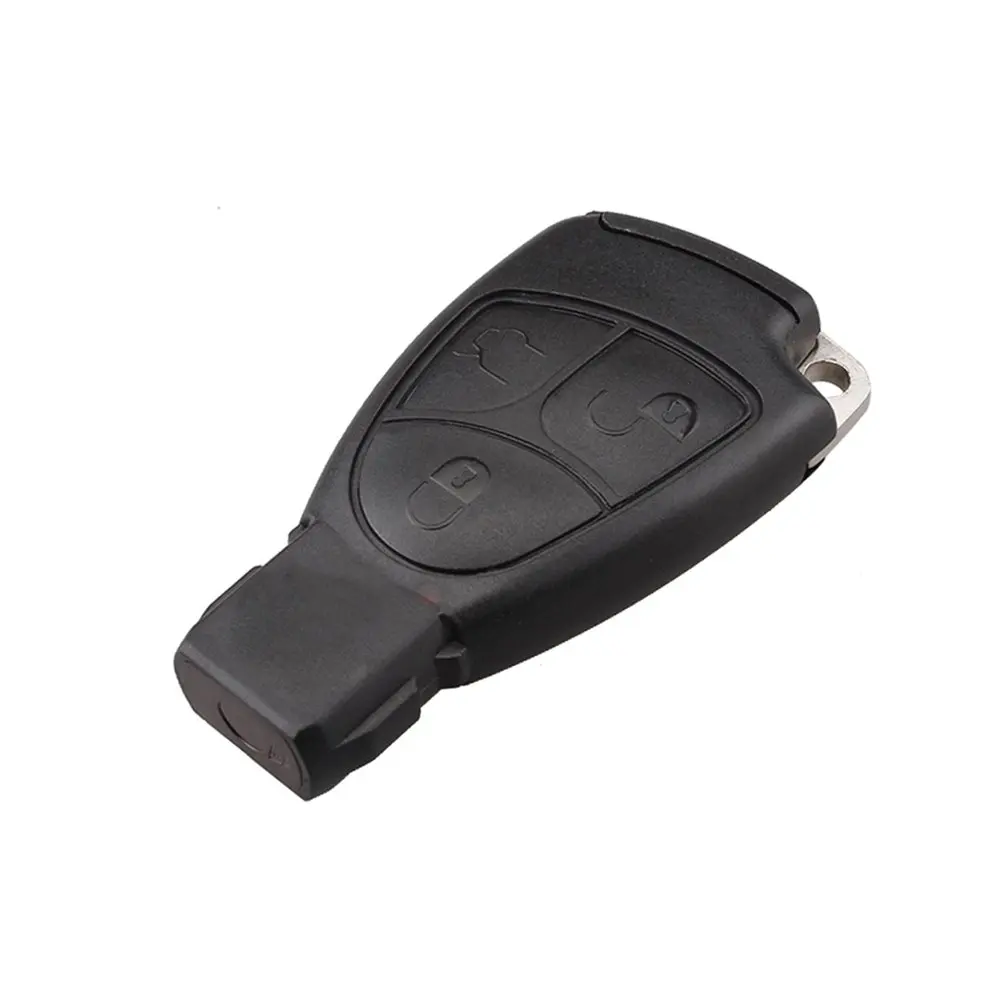 

3 Buttons Smart Key Case Fob Case Shell With Battery Holder Clip Replacement For Mercedes Benz Z18 Car Accessories