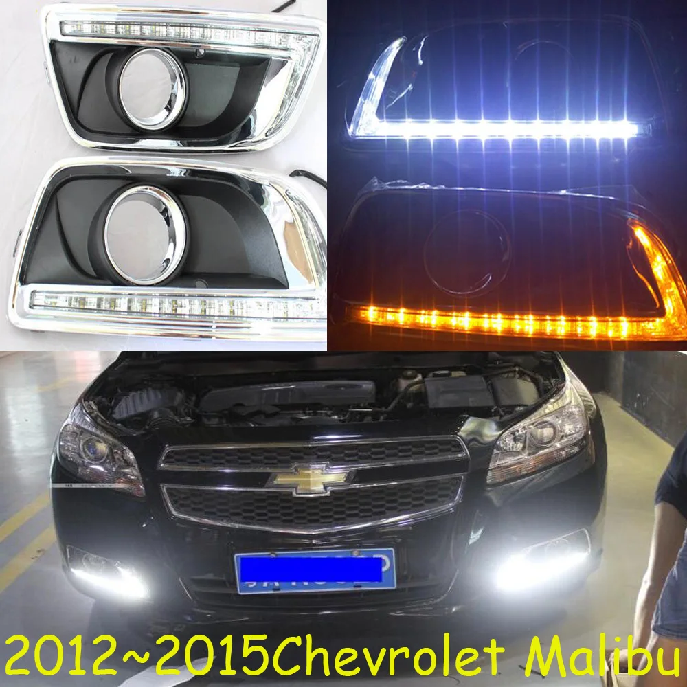 Автомобильный бампер головной светильник для Chevrolet Malibu Дневной 2012 ~ 2015