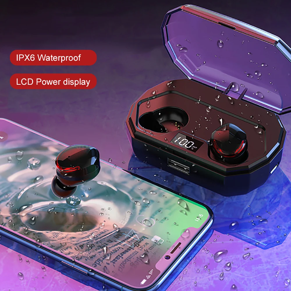 Беспроводные стереонаушники Mpow SY417 Bluetooth 5 0 TWS IPX6 водонепроницаемые наушники с