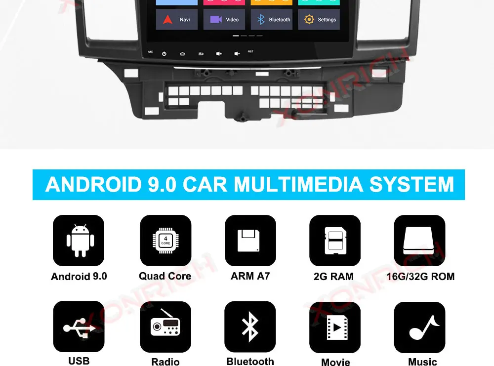 Cheap Autoradio 2 Din Android 9.0 Car Stereo GPS For Mitsubishi Lancer 2008-2015 4G Navigation Multimedia No DVD Player Audio Wifi DSP 7 Cheap Autoradio 2 Din Android 9.0 Car Stereo GPS For Mitsubishi Lancer 2008-2015 4G Navigation Multimedia No DVD Player Audio Wifi DSP 7