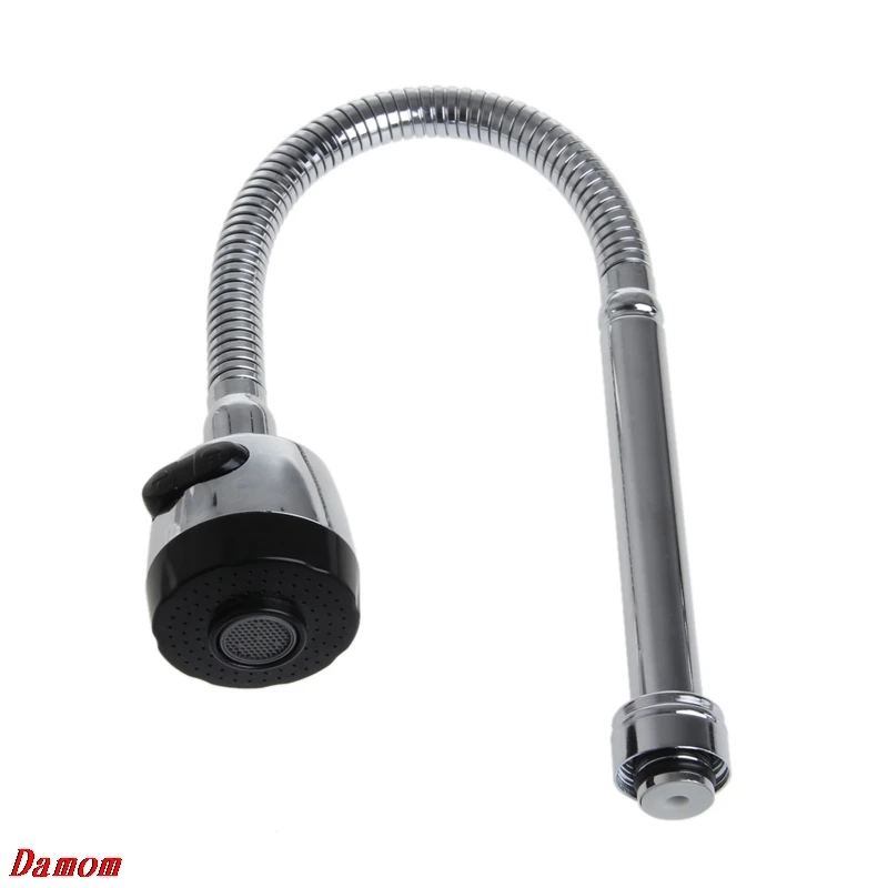 Faucet Hose with head Kitchen Bar Faucet Hose Double Hole Water Zinc Alloy Replacement Tap 48cm