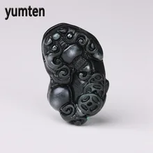 Yumten Mulheres Jóias Colar Moda Casal Pingente de Calcedônia Natural Mão Esculpida Presente Punk Witcher Adolescente Witcher Espaço Amor(China)