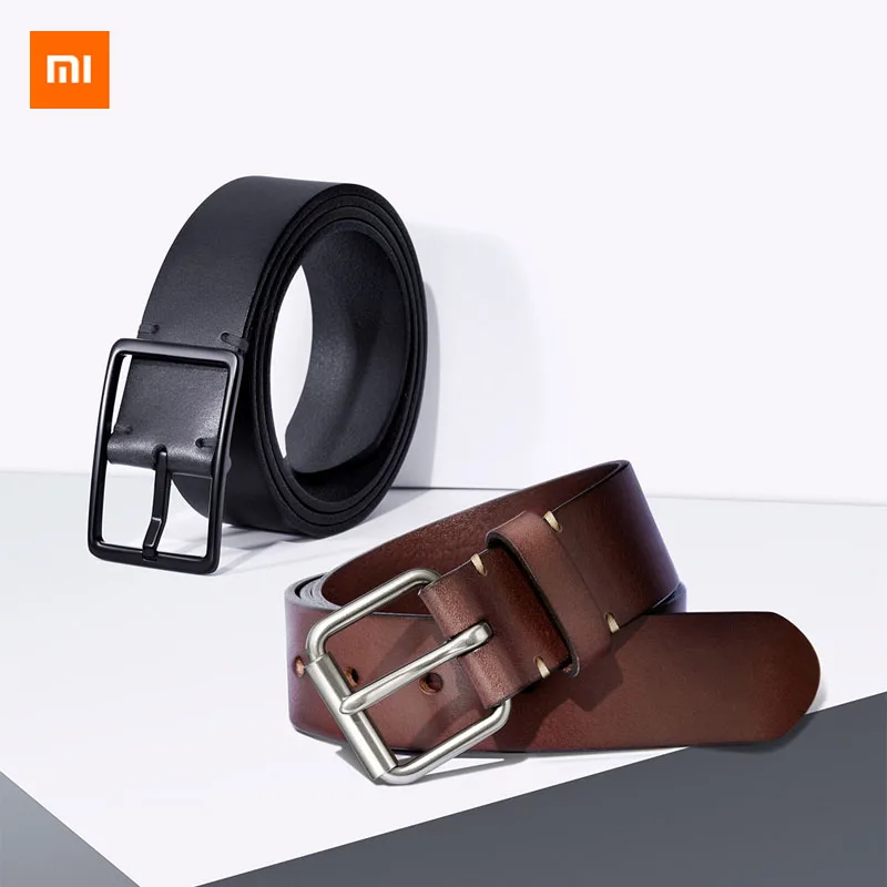 Оригинальный Xiaomi Mijia Qimian растительного дубления кожаный ремень 2 0 Версия