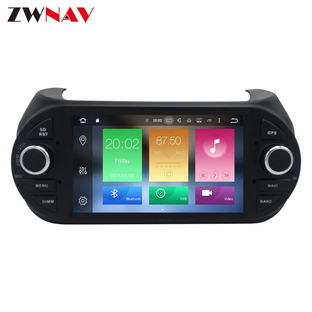 Perfect Android 8.1 Car GPS Navigation Head unit For FIAT Fiorino Qubo Citroen Nemo/Peugeot Bipper radio multimedia player no DVD player 5
