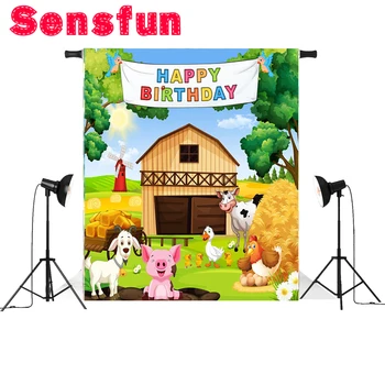 

Animals Forest Kids Children Birthday Party Custom Photography Studio Backgrounds Backdrops Vinyl