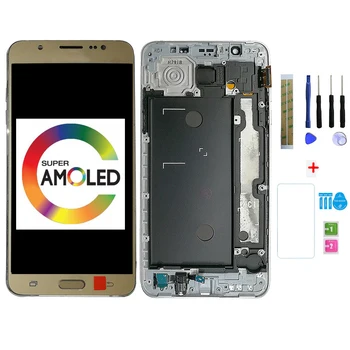 

SZHAIYU Super AMOLED LCD For Samsung Galaxy J7 2016 J710H J710FN /DS J710F J710M LCD Display Touch Screen Frame Housing