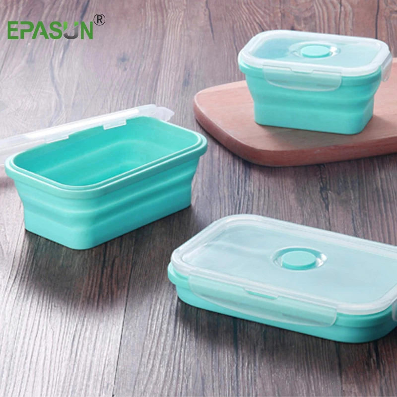 Faltbare Tragbare Schüssel Bento Boxen Faltbare Aufbewahrungsbehälter Lunchbox