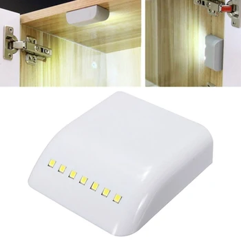 

LED Closet Lights Motion Sensor IR Infrared Motion Mini Night Light Battery Powered Drawer Cabinet Cupboard Wall Lamp