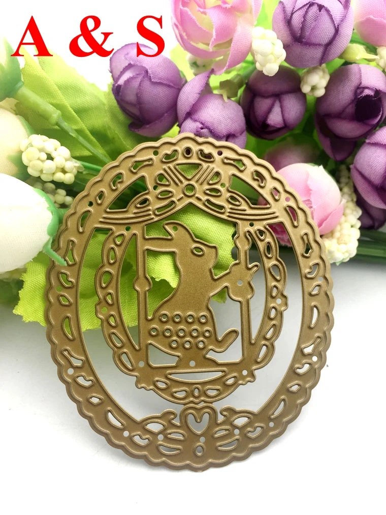  Q29 METAL CUTTING DIES Christmas Rabbit Scrapbook card invitation paper craft party decor embossing - 32827509770