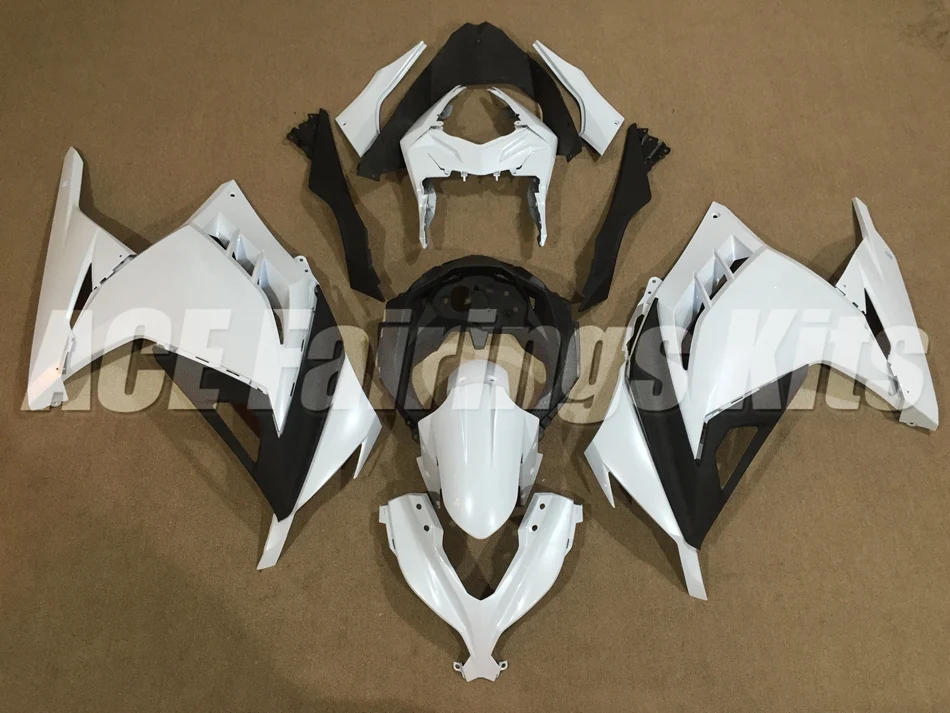 

New Injection Mold Abs bike Fairings set Fit for kawasaki EX300 2013 2014 2015 Ninja300 13 14 15 EX 300 Bodywork black white