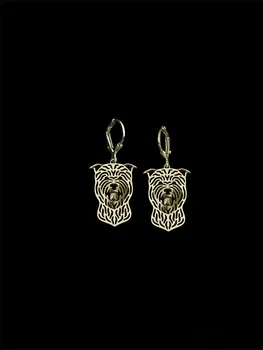 

Trendy Glen of Imaal Terrier drop earrings gold silver plated wholesale earrings women fashion jewelry from india bridal earing