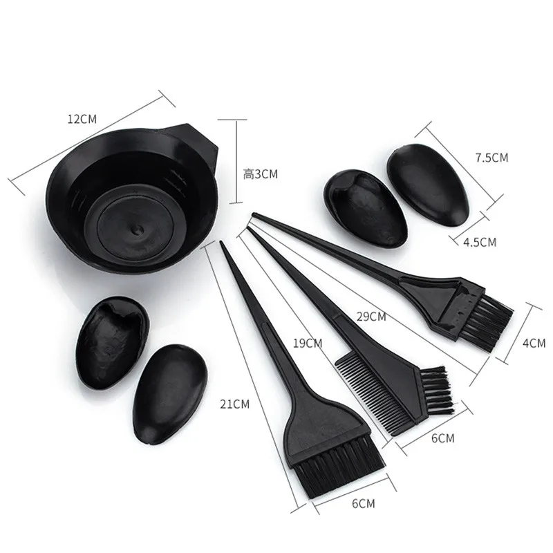 

1set New Hair Color Salon Hair Coloring Dyeing Kit Color Dye Brush Comb Mixing Bowl Tint Tool Bleach Hairstyle Set Styling