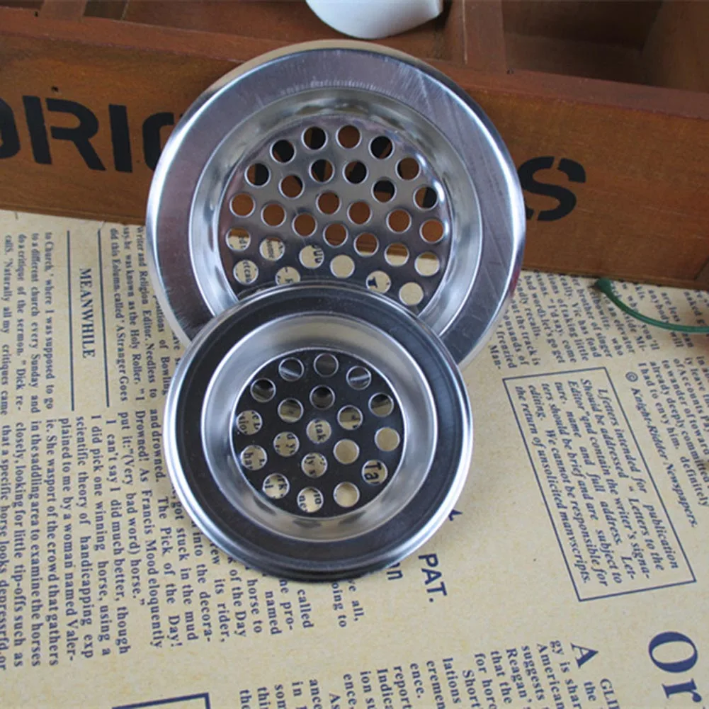 

Magic 1Pcs Kitchen Steel Sink Strainer Waste Disposer Plug Drain Stopper Filter Bathroom Accessories Linear Basin Cover