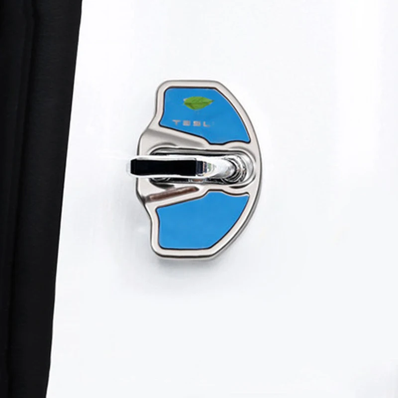 

My Good Car Door lock cover rust cover cover door lock cover for Tesla Model X 2016-2018 Car accessories