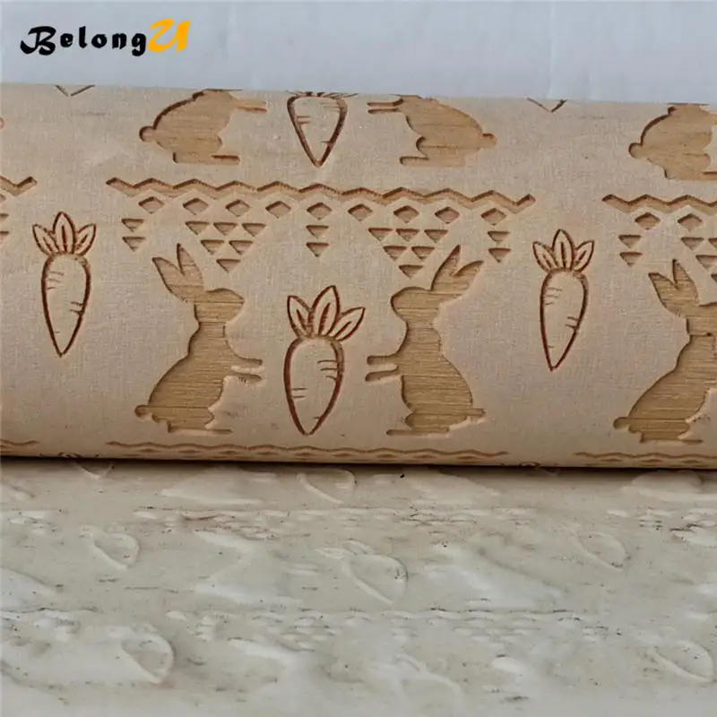 wood rolling pin MUW-242-06