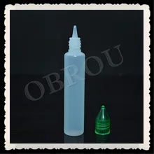 wholesale 30ml translucent pen shape bottles pe plastic dropper bottle for vape liquid