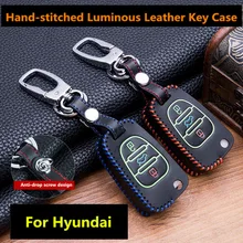 

Car Leather Key Cover Case For Kia RIO K2 K5 Sportage Sorento fit Hyundai i20 i30 i35 iX20 iX35 Solaris Verna Folding Key Case