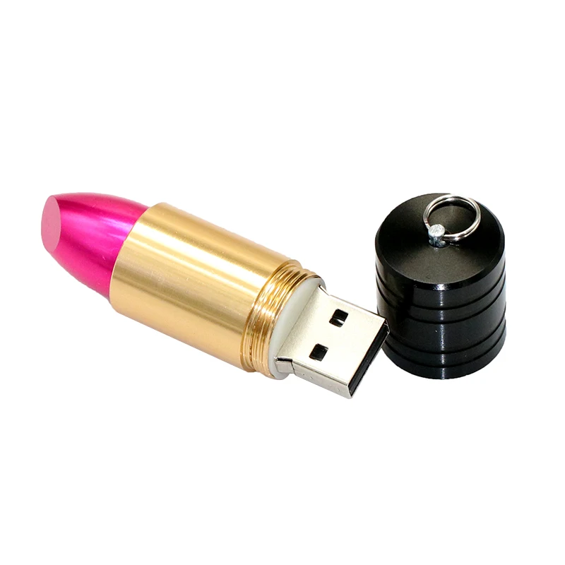 Мини флеш накопитель 32 ГБ симпатичный USB в виде губной помады 4 8 16 64 накопители