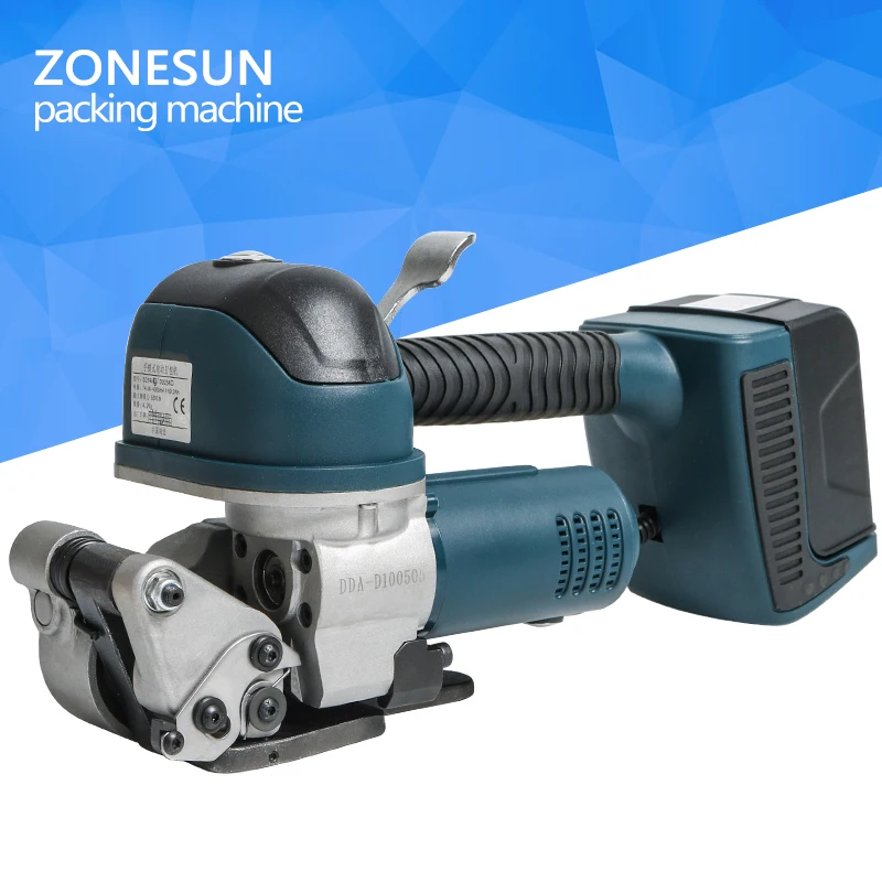 ZONESUN DD19 Battery font b Powered b font Strapping Tool Electric Plastic Strapping Tool
