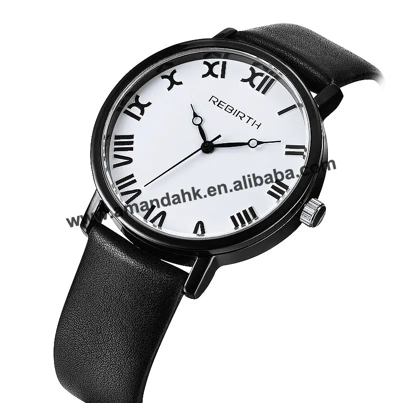 Wholesale Fashion Lady Leather Roman Number Watch Classic Fashion Women
