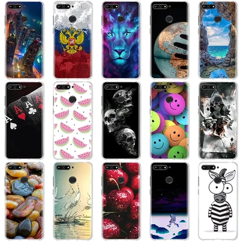

For Huawei Honor 7A Pro / Y6 Prime 2018 Case Cover Silicone Coque For Huawei Y6 Prime 2018 Case For Huawei Honor 7A Pro Case 3D