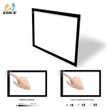 1 комплект A4 узнать цифровых устройств A4 большой размер инновации светодиодный оптический коврик для рисования для индикатора или художников