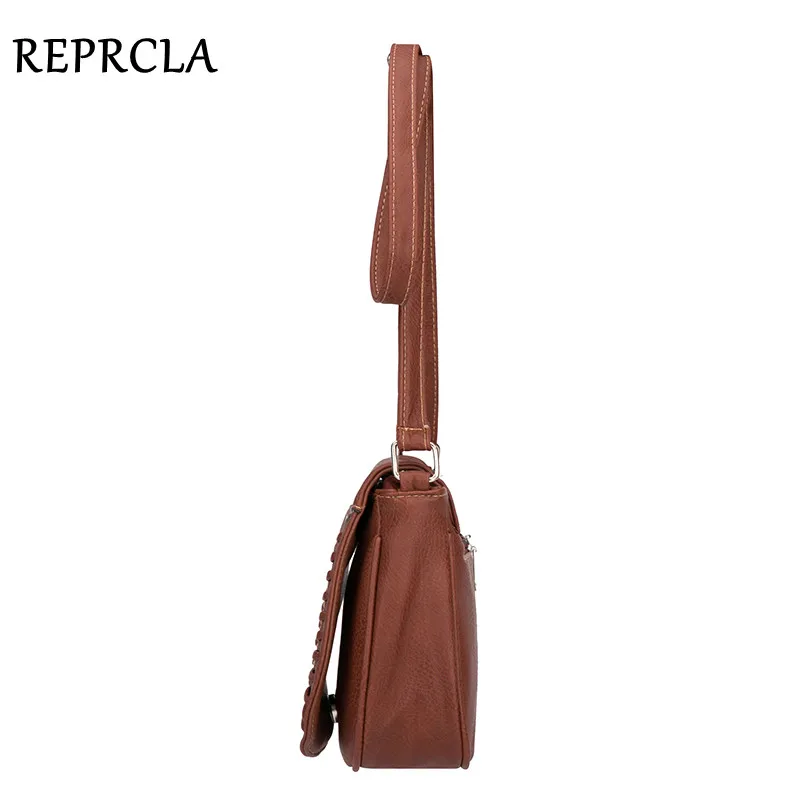 REPRCLA Модная трикотажная сумка через плечо из искусственной кожи женские сумки-мессенджеры высокого качества женские сумки