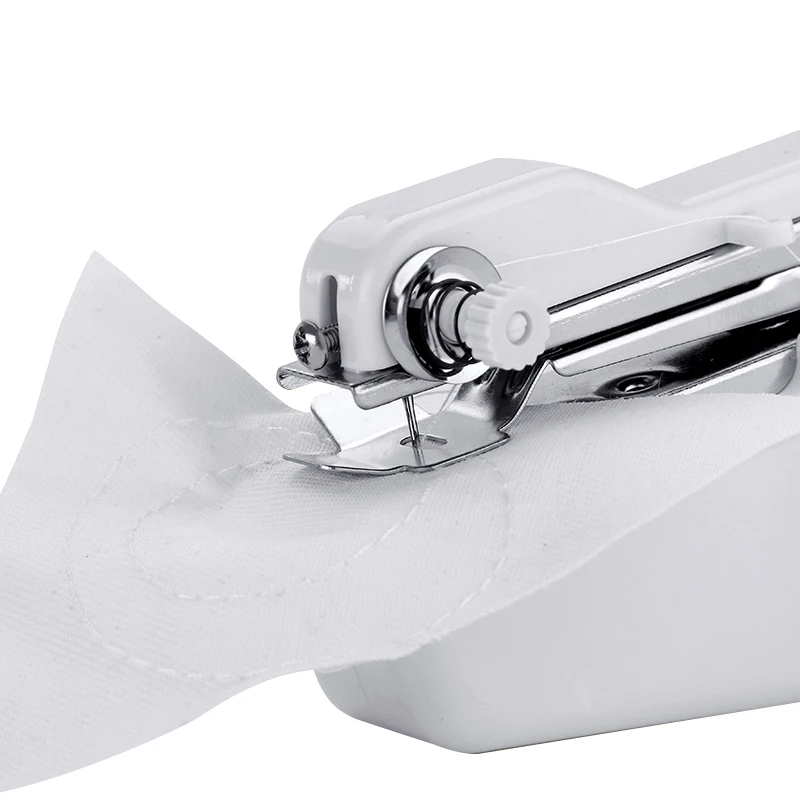 101 Portable Handheld Mini Sewing Machines Stitch Sew Needlework Cordless Clothes Fabrics Electric Sewing Machine For Household