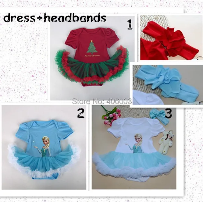 Платье для новорожденных; комбинезон и головной убор; комплект одежды для маленьких девочек; рождественское платье принцессы Эльзы для девочек;