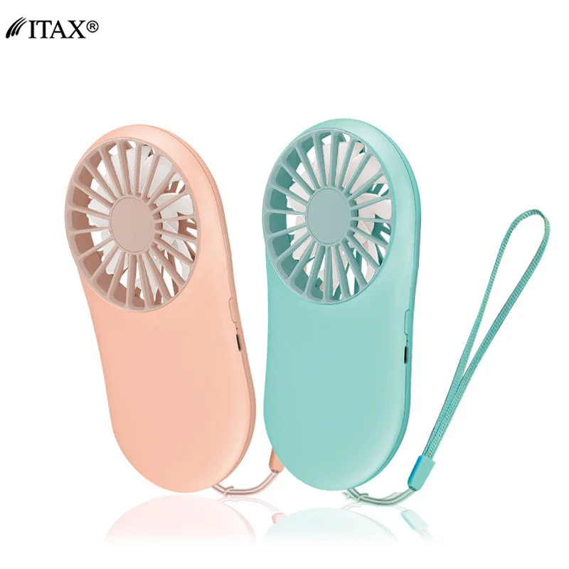 

Usb charging mini handheld fan student outdoor with lanyard portable small ITAS6639A