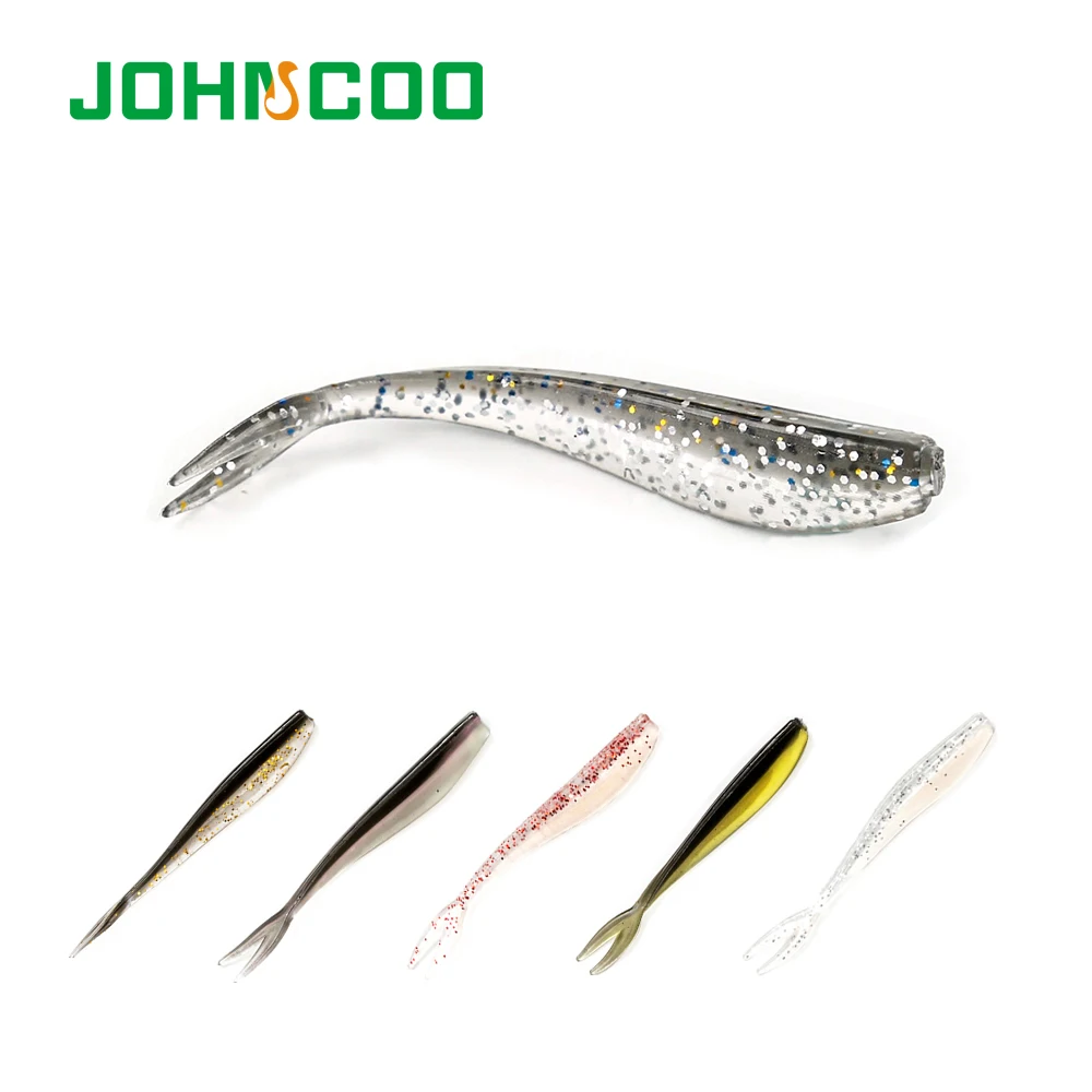 

New 12pcs Popular Soft Fishing Lure 7cm 1.3g Soft Bait Swimbaits Jig Head Soft Lure Fly Fishing Bait Plastic Artificial Lure