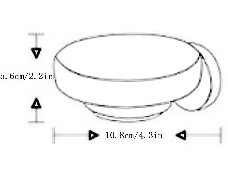 soap dish size