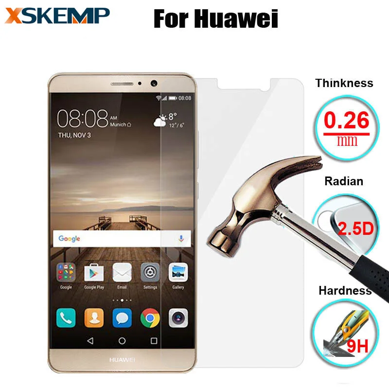 0 26 мм 9H закаленное стекло для Huawei Honor 7 8 3C G740 Y625 Y560 P9 P8 Lite Plus Mate S Премиум Защитная