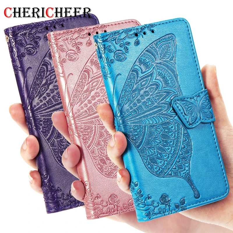 

3D Butterfly Leather Case For Samsung A30 A50 A70 Flip Cover Silicone Case For Samsung Galaxy M20 M10 A30 A70 A50 Wallet Case